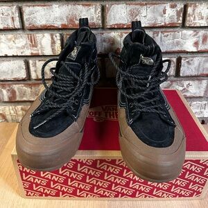 Vans Sk8-Hi Dip MTE-2 Black and Brown High-Top Sneakers